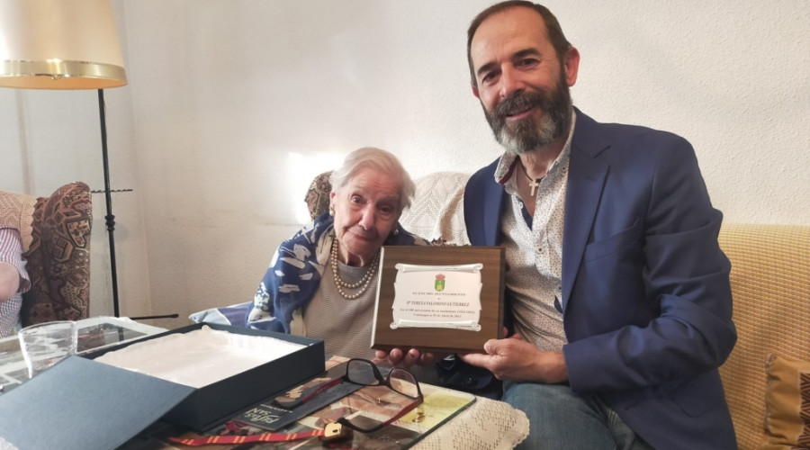 La Consaburense Teresa Palomino Gutiérrez cumple 101 años