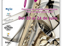 Cartel Concurso Jóvenes Saxofonistas Madridejos 2022